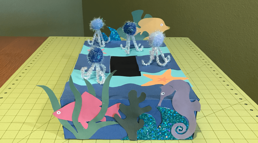 How to Make a Valentine’s Box for School sea creature