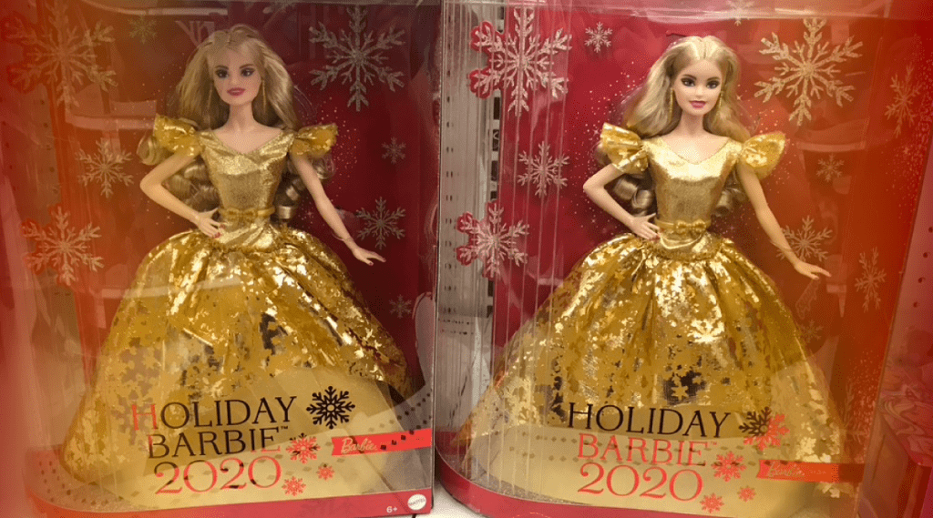 2020 Holiday Barbie in box